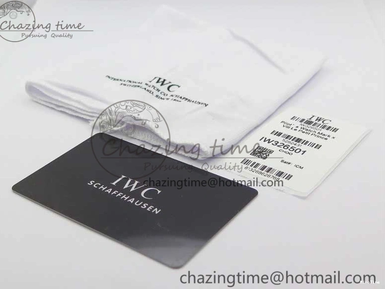 MIROTIME 0108 Affordable Mark XVII IW326501 FKF 1:1 Best Edition Black Dial on Black Leather Strap 7131